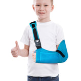 KONSEDIK Arm Sling Shoulder Injury Brace for Kids,Medical Sling with Shoulder Pad for Kids Rotator Cuff Injury,Support Brace for Kids Arm,Wrist, Elbow,Clavicle Fracture Post-Surgery(X-Small)