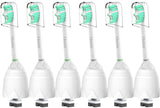 Osctor Replacement Brush Heads Compatible with Phillips Sonicare E-Series HX7022/66, 6 Pack, Fit Essence, Xtreme, Elite, Advance and CleanCare Screw-on Electric Sonic Toothbrush Handles