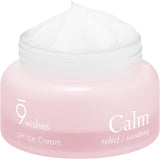 [9 wishes] Calm pH Ice Cream 1.7Fl. Oz, Soothing Cream After Sun Care - COOL DOWN - Sunburn Relief - Calm Irritated Senstive Skin Sunburn