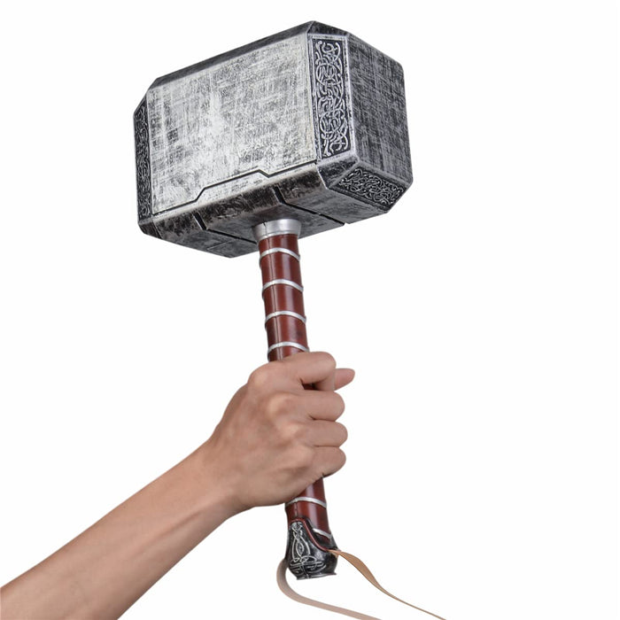 CoserWorld Halloween Hammer Cosplay Weapons, PU Battle Foam Axe Great for LARP Birthdays Gift