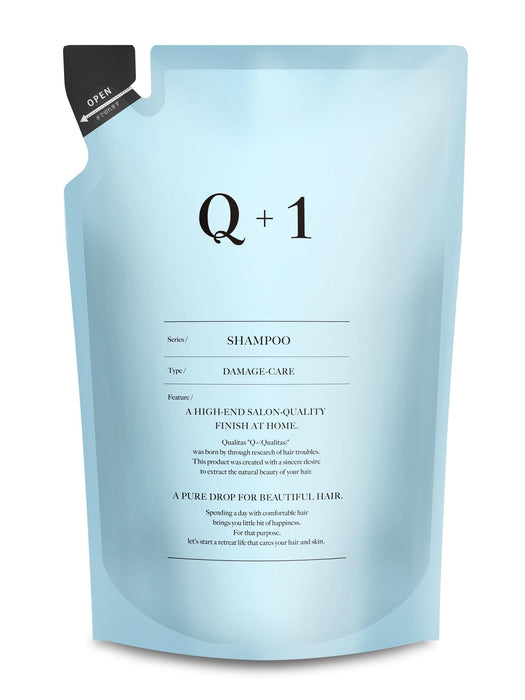 Q+ Shampoo Refill < Damage Care > Beauty Salon Shampoo Amino Acid Shampoo 400ml