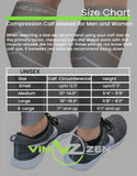 Calf Compression Sleeve Toeless Socks - Improve Circulation for Shin Splint- Best Footless Leg Support Sleeves for Calves - Calf Pain Recovery - Calf Guard for Running, Cycling, Maternity, Travel