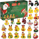 Advent Calendar 2024 - Rubber Duckies 24 Days Surprises Gift for Toddlers Boys Girls - Christmas Holiday Countdown Gift for 3-8 Year Old Children Kids Teens