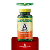 Spring Valley, Vitamin A, Softgels 2400 mcg, Vitamin A Supplement 250 Count + 7 Day Pill Organizer Included (Pack of 1)