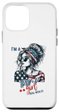 iPhone 12 mini I'm A Trump Girl Deal With It Patriotic Trump Girl us flag Case