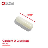 Protocol For Life Balance - Calcium D Glucarate 500mg - Supports Detoxification, Promotes Liver Detox, Breast, Colon and Prostate Health - 90 Vegetable Capsules