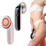 Byindorn Body Massager Machine - Cordless Handheld Massager for Belly, Waist, Arms, Legs, Butt - 3 Modes and 10 Adjustable Intensity (Light-Pink)