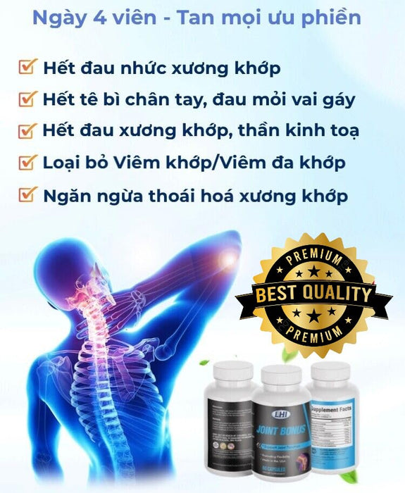 Generic Joint Bonus Xương Khớp (100% Authentic, Sản Phẩm Chính Hãng USA) 2 Bottles