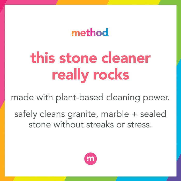 Method Daily Granite Cleaner Refill, Apple Orchard, Plant-Based Cleaning Agent for Granite, Marble, and Other Sealed Stone, 68 fl oz, (Pack of 1)