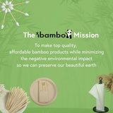 Ibambo 250 Pack 100% Bamboo Everyday Napkins - 2-Ply FSC Certified Lunch & Dinner Napkins | Bamboo Napkins for Home or Commercial Use - 6.5x6.5 Inch Folded Disposable Napkins | Compostable Napkins