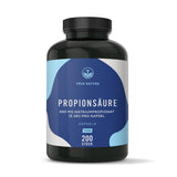 Propionsäure (Natriumpropionat) - 200 Kapseln (500mg) - Deutsche Herstellung - Vegan - TRUE NATURE®