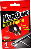 RATGUARD Baited Glue Traps Rat Guard Locust Cicada No Mess Mouse Pest Control (X8)