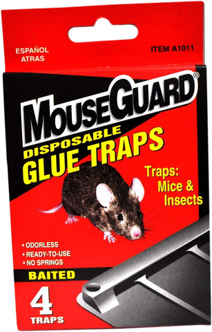 RATGUARD Baited Glue Traps Rat Guard Locust Cicada No Mess Mouse Pest Control (X8)