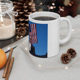 krautain Trump Survives Shot Mug, 2024 Donald Trump Coffee Mug, Trump Attempt Assassination Mug Shooting, Trump Fight Mugs and Coffee Cups, 11oz Support Trump Election Mug for Dad, Trump Merchandise