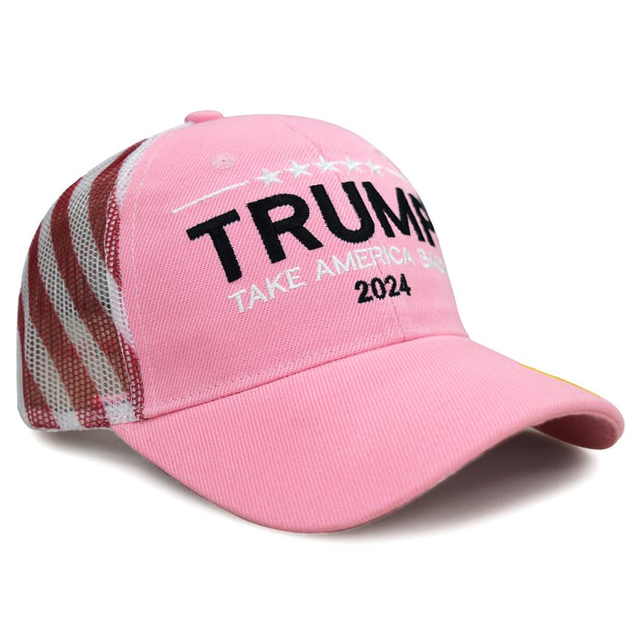 Trump 2024 Hat Make America Great Again Cap Donald Trump Take America Back MAGA USA Adjustable Baseball Hat (Take America Back Trucker 2.0)