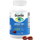 BAUSCH + LOMB Ocuvite Adult 50+ Eye Vitamin & Mineral Supplement - 2 Bottles, 150 Softgels Each