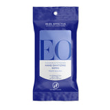 EO Hand Cleansing Wipes, 10 Wipes (Pack of 6), French Lavender, Plant Derived Alcohol with Pure Essential Oils