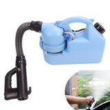 7L 850W Fogger Machine Disinfectant Fogger Atomizer Portable Mist Duster ULV Sprayer for Hospital Home School (US Plug 110V)