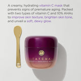 Tatcha The Violet-C Radiance Mask: Creamy Firming Soft, Glowing Skin 1.7 oz NEW