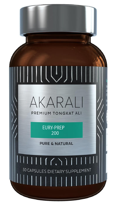 Tongkat Ali Root Extract by Akarali with US Patented Physta® Extraction Technology , Higher Eurycomanone, Natural Testosterone Support