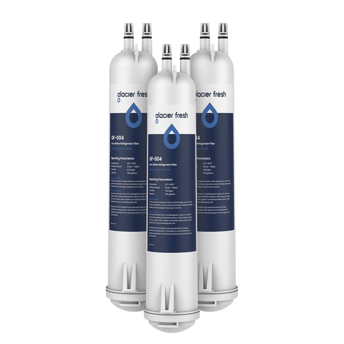 GLACIER FRESH 4396841 Refrigerator Water Filter Compatible with EDR3RXD1, 4396841, 4396710, Filter 3, 46-9083,46-9030, 9030, 9083 Refrigerator Water Filter | 3 Pack