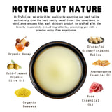 Beef Tallow Honey Balm - Grass-Fed Organic Face Cream with Honey & Olive Oil, for Eczema, Rosacea, Baby, Acne (2 oz)