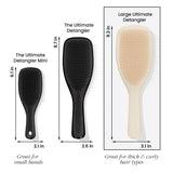 Tangle Teezer | The Large Ultimate Detangler Hairbrush for Wet & Dry Hair | Long, Thick, Curly, Textured Hair | Eliminates Knots & Reduces Breakage | Vanilla