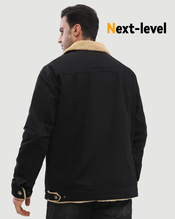 Men Heated Jacket Battery Pack Included Casual Fleece Lined Guy Christmas Xmas Birthday Gift Ideas Best Older Elderly Friend Coworker Unique Retirement Retired Appreciation Co Worker Adult