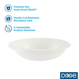 Georgia-Pacific Dixie 12oz Medium-Weight Paper Bowls by GP PRO, White, UXB12WS, 500 Bowls Per Case