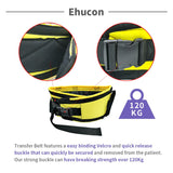 Ehucon Gait Belt for Seniors Transfer Belt Quick Release Buckle, Padded Handles Lift Assist Device for Elderly, Physical Therapy, Gait Belts for Seniors –Safety Belt for Elderly (Medium)