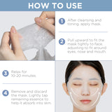 Mediheal Best Korean Watermide Essential Face Mask - 10 Hydrating and Moisturizing Sheet Masks With Water 3x Complex For All Skin Types