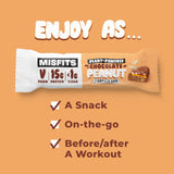 MISFITS Vegan Protein Bar Chocolate Peanut 12x45g