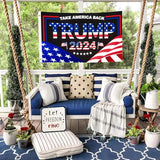 Trump 2024 Flag 3x5 FT President Trump Flag Take America Back Banner Indoor Outdoor Double Sided 3 Ply With Vivid Patriotic Colors Design UV & Fade Resistant 2 Brass Grommets