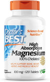 Doctor's Best High Absorption Chelated Magnesium Tablets - 120 Count | Google Shopping