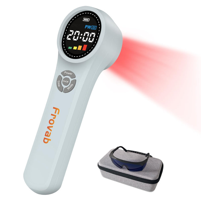 Frovab Cold Light Therapy Machine, 4x980nm+4x810nm+16x660nm, Red Light Therapy Device at Home, Infra Red Light Therapy for Pain, Hand Held Red Light Therapy Device for Elbows, Knees, Shoulders, Hands