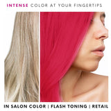 Watercolors Intense Color Depositing Shampoo, Semi Permanent Hair Color 8.5 oz - PINK