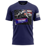 Donald Trump Assassination Shirt for Men, Trump 2024 USA FLAG Make America Great Again T-Shirt MAGA Shirts