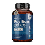 NutraCreek Psyllium Complex | 11-Ingredient Psyllium Husk Capsules with Psyllium Powder, Slippery Elm & Ginger to Cleanse & Support Digestive System Health | 180 Capsules