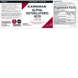 Kirkman - Alpha-Ketoglutaric Acid 300 mg - 100 Capsules - Supports Metabolism - Helps Maintain Strong Bones - Hypoallergenic