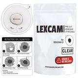 Lexcam Adhesive Patches Pre-Cut for Dexcom G7 – Pack of 20 – Waterproof, Transparent Overpatches for Continuous Glucose Monitoring, Sensor is NOT Included