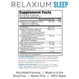 Relaxium Sleep Aid for Adults, Melatonin Sleep Supplement to Support Longer Sleep, Non-Habit Forming, Magnesium, Ashwagandha, 60 Capsules, 30-Day Supply