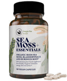 HAPPY FOX Sea Moss Capsules Burdock Root, Bladderwrack & Irish Sea Moss Capsules Organic, No Fillers, 90 Vegan Caps - Made in USA Seamoss Pills - Alternative to Sea Moss Gummy, Sea Moss Powder