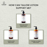 Practicality Orange You Happy Tallow Lotion | Grass Fed Beef Tallow for Skin | All Skin Types | 8.0 Fl Oz | 1 Pc