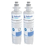 Refresh Replacement Refrigerator Water Filter Compatible with Kenmore 46-9690, ADQ36006102 and LG LT700P, ADQ36006101 (2 Pack)