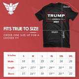 GunShowTees Take America Back Trump 2024 Shirt, X-Large, Black