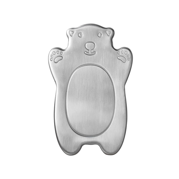 Outset Stainless Steel Polar Bear Ice Packs, Set of 2, 4.25” x 2.75" x 0.5"