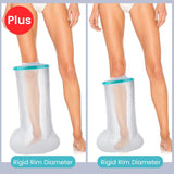 CIVJET Cast Covers for Shower Leg, Waterproof Cast Cover for Showering, Cast Protector for Shower Leg Adult, Shower Boots for Foot after Surgery, Knee, Ankle, Foot (Diameter - 9.8") Extra Large