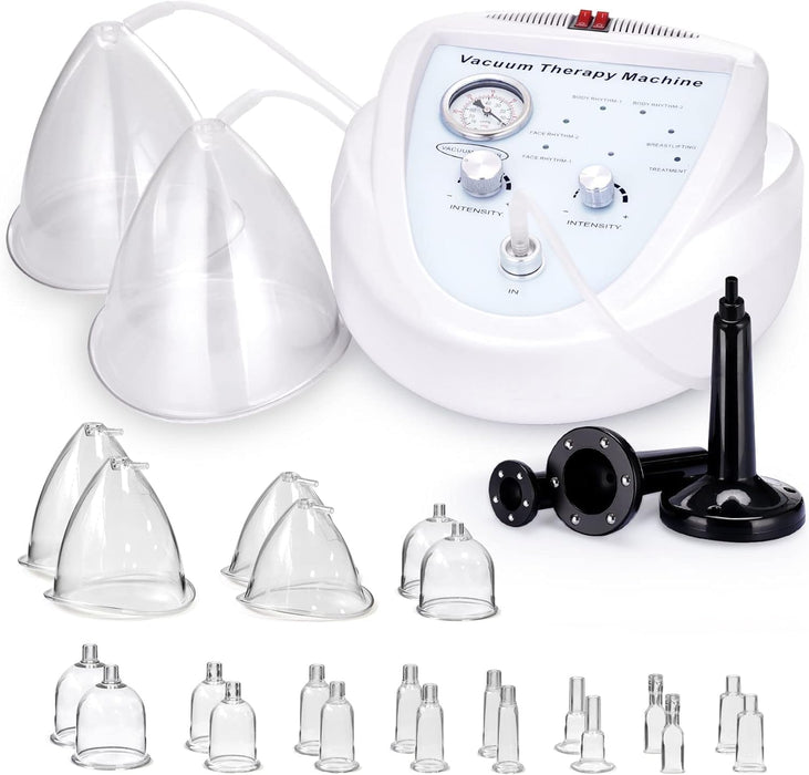 RUTAWZ Vacuum Therapy Machine Vacuum Cupping Massager with 24 Cups