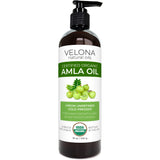 velona Amla Oil USDA Certified Organic - 16 oz | 100% Pure and Natural Carrier Oil | Extra Virgin, Unrefined, Cold Pressed