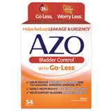 AZO Bladder Control with Go-Less for Urgency & Leakage Relief | 72 & 54 Capsules